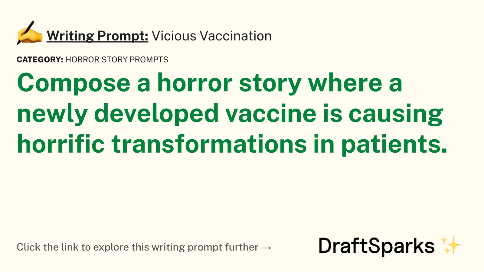 Vicious Vaccination