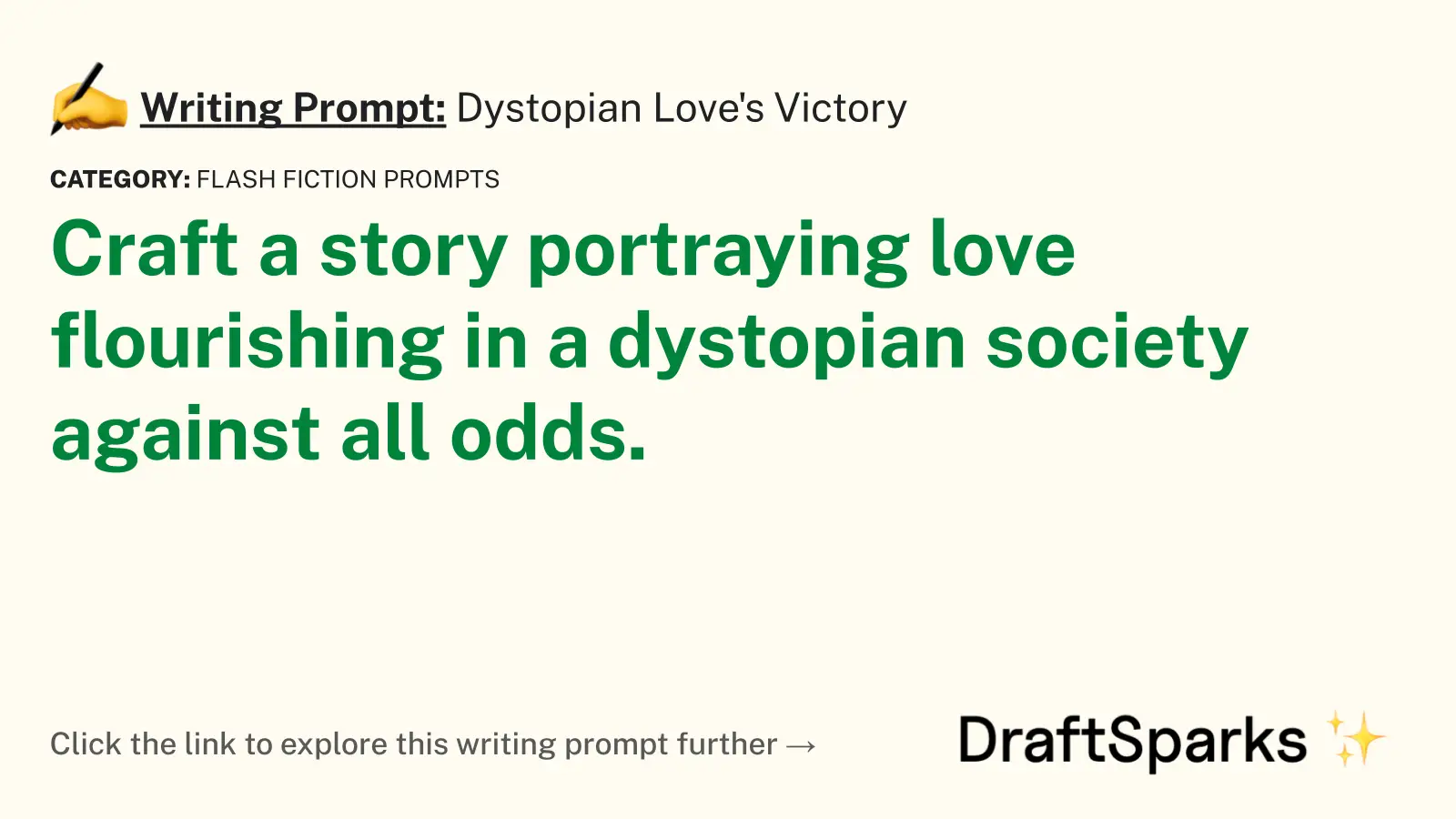 Dystopian Love’s Victory