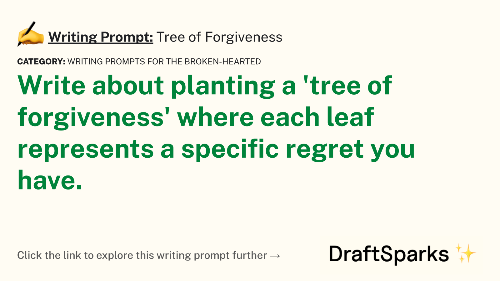 Tree of Forgiveness