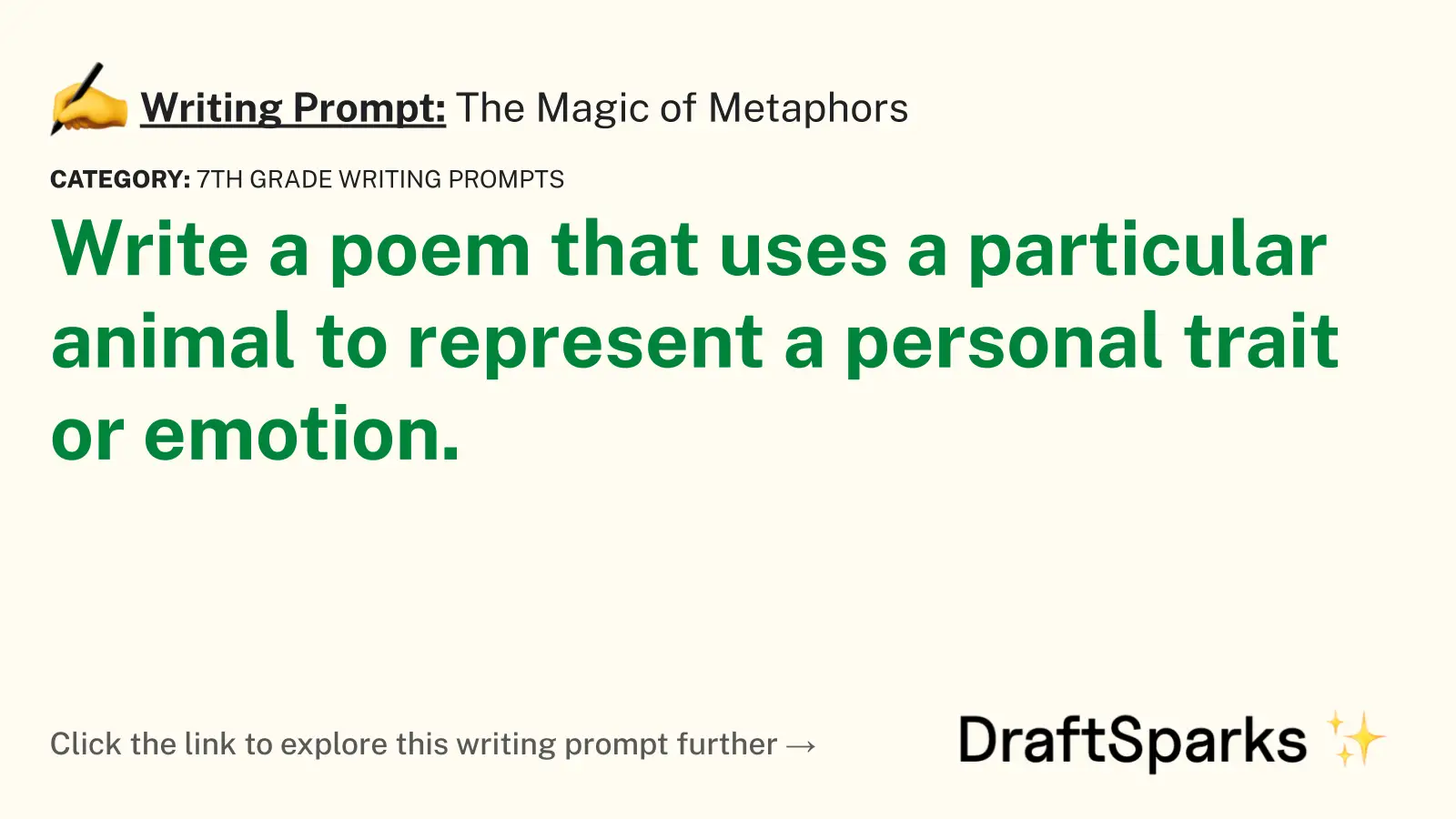 The Magic of Metaphors