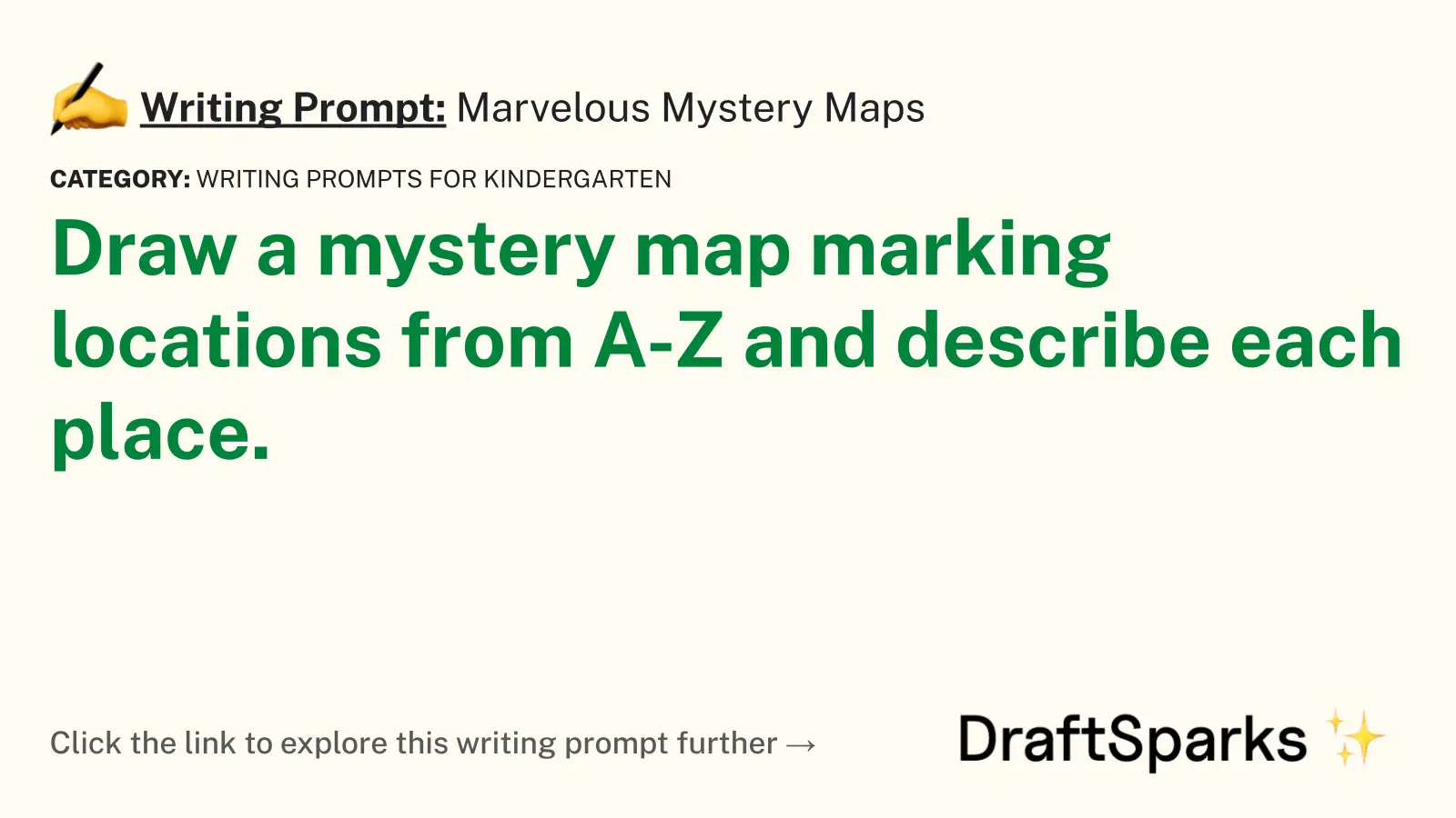 Marvelous Mystery Maps