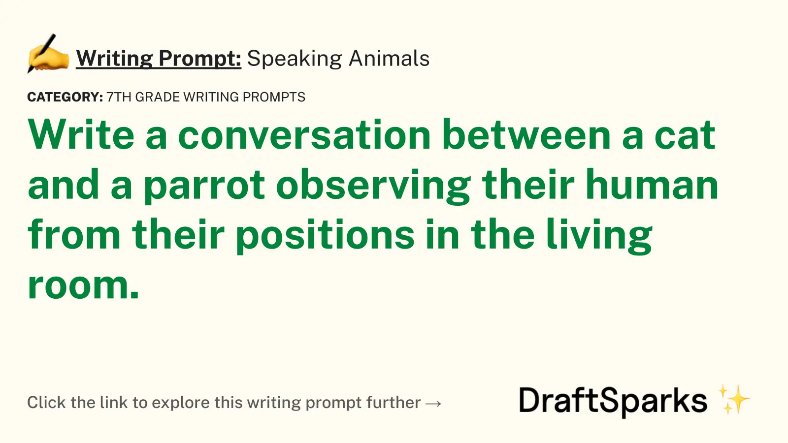 Speaking Animals