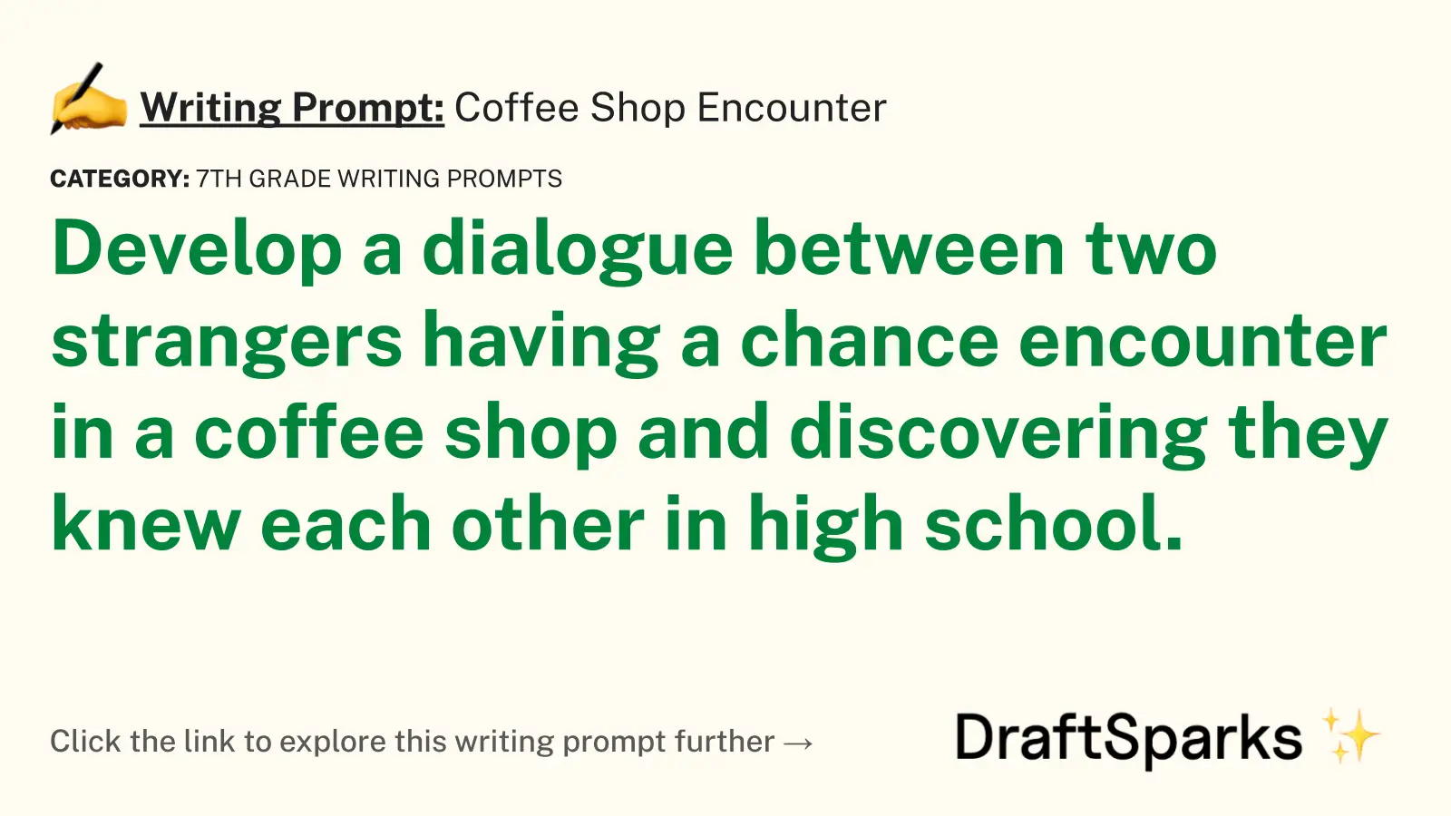 Coffee Shop Encounter