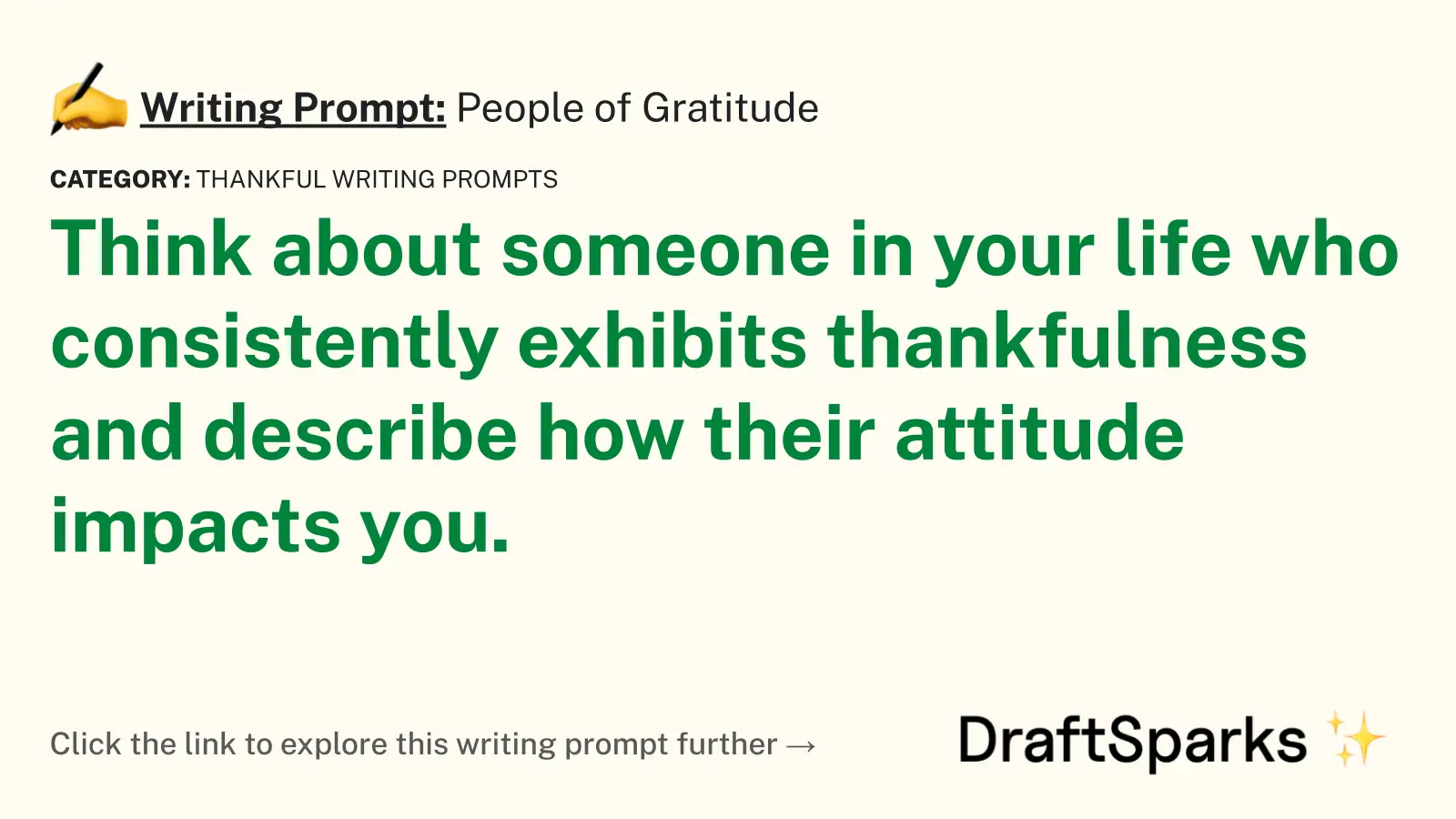 People of Gratitude