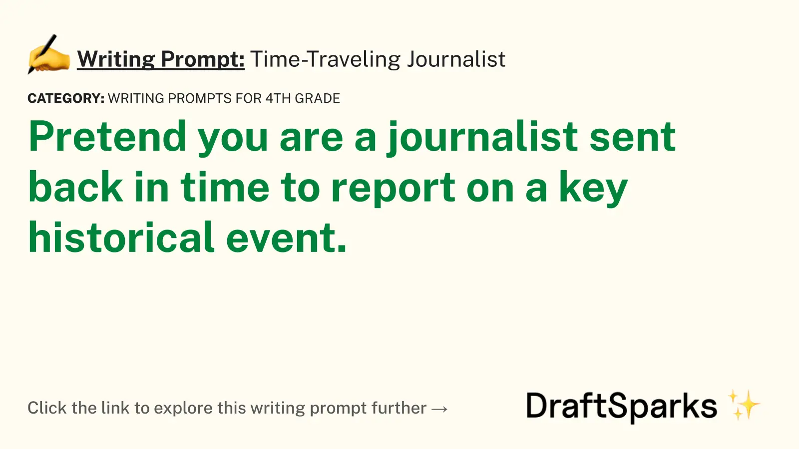 Time-Traveling Journalist