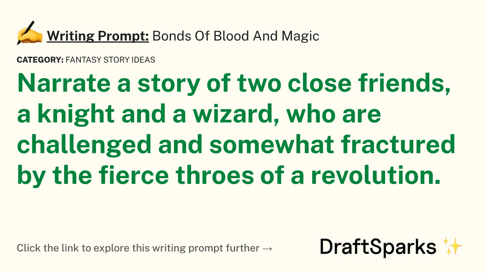 Bonds Of Blood And Magic