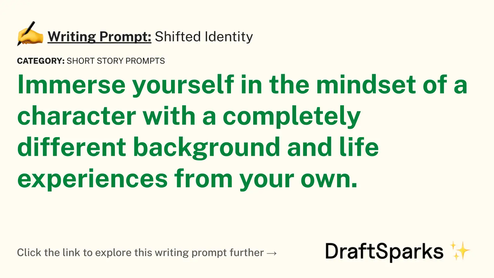 Shifted Identity