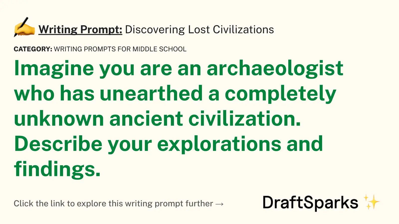 Discovering Lost Civilizations