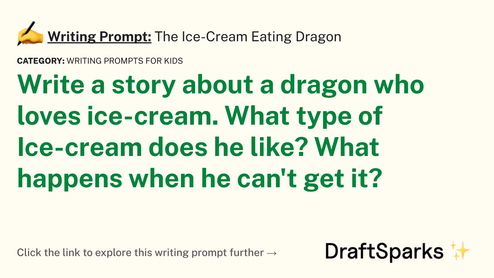 The Ice-Cream Eating Dragon