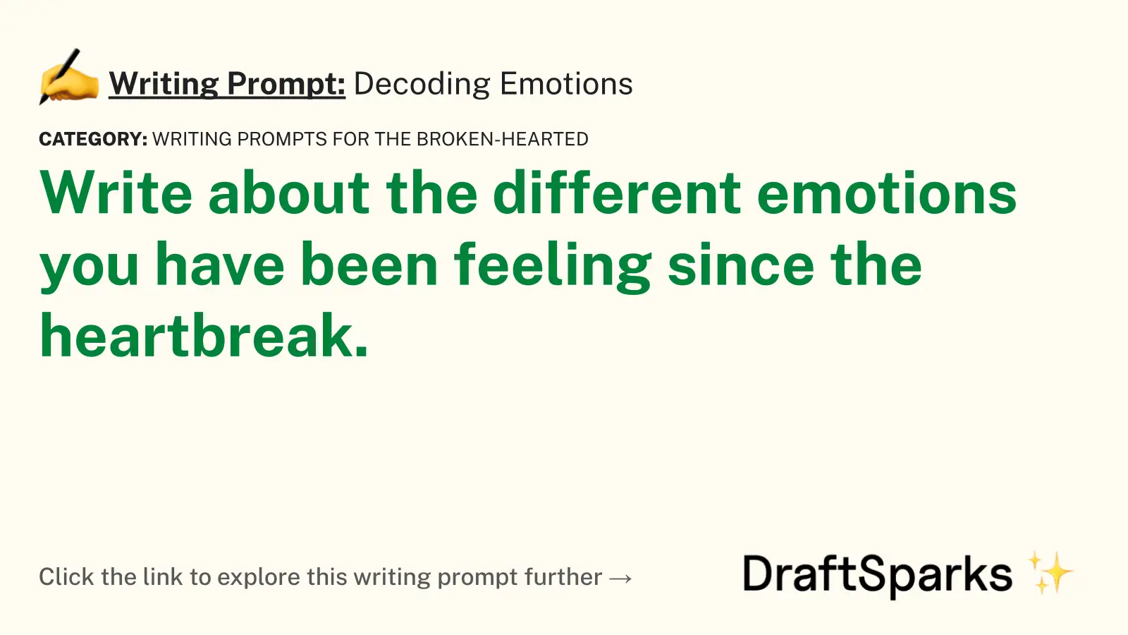 Decoding Emotions