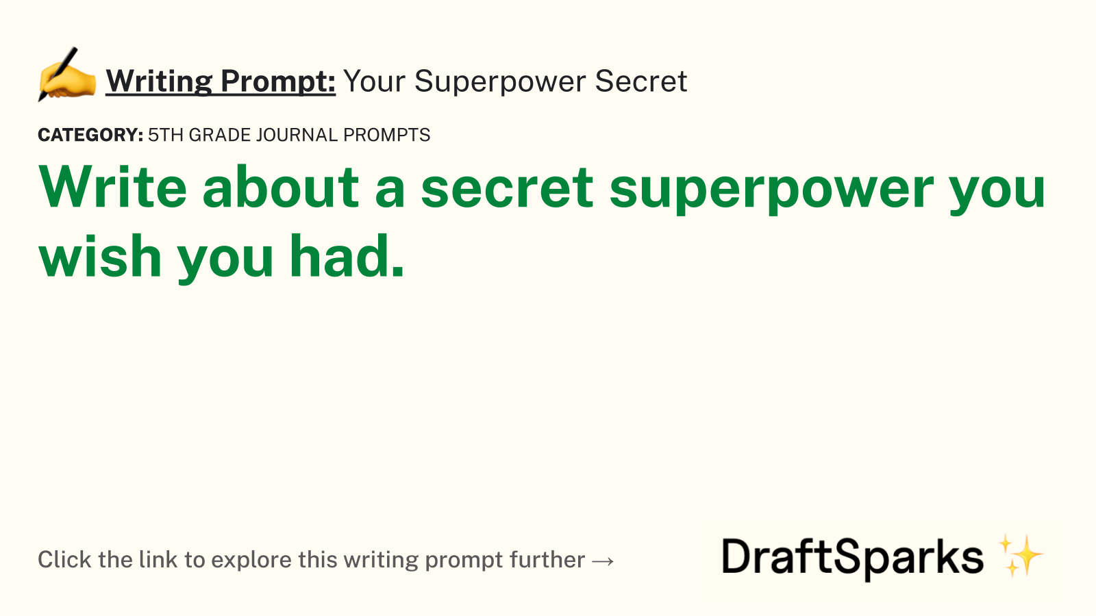 Your Superpower Secret