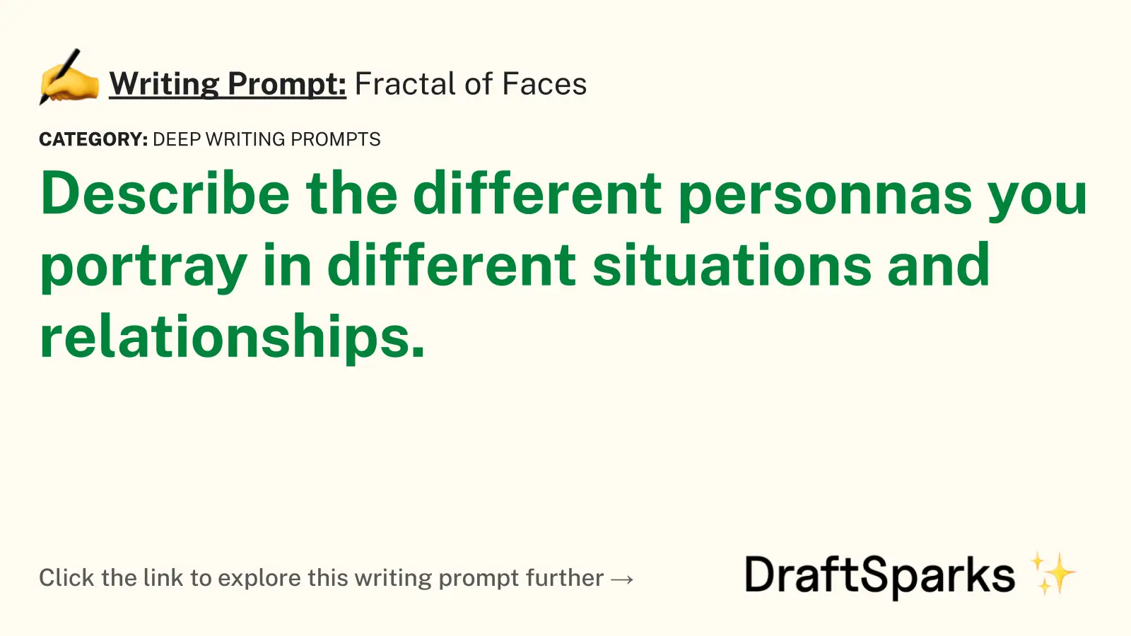 Fractal of Faces