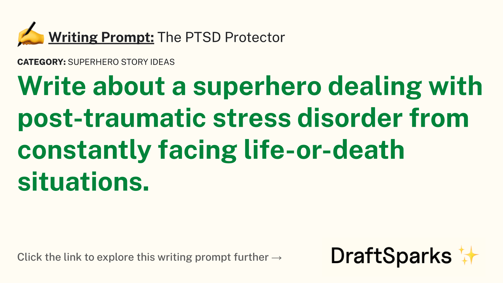 The PTSD Protector
