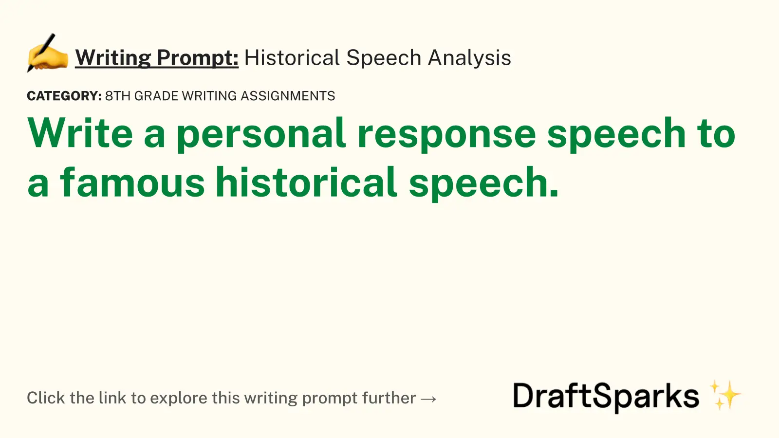 Historical Speech Analysis