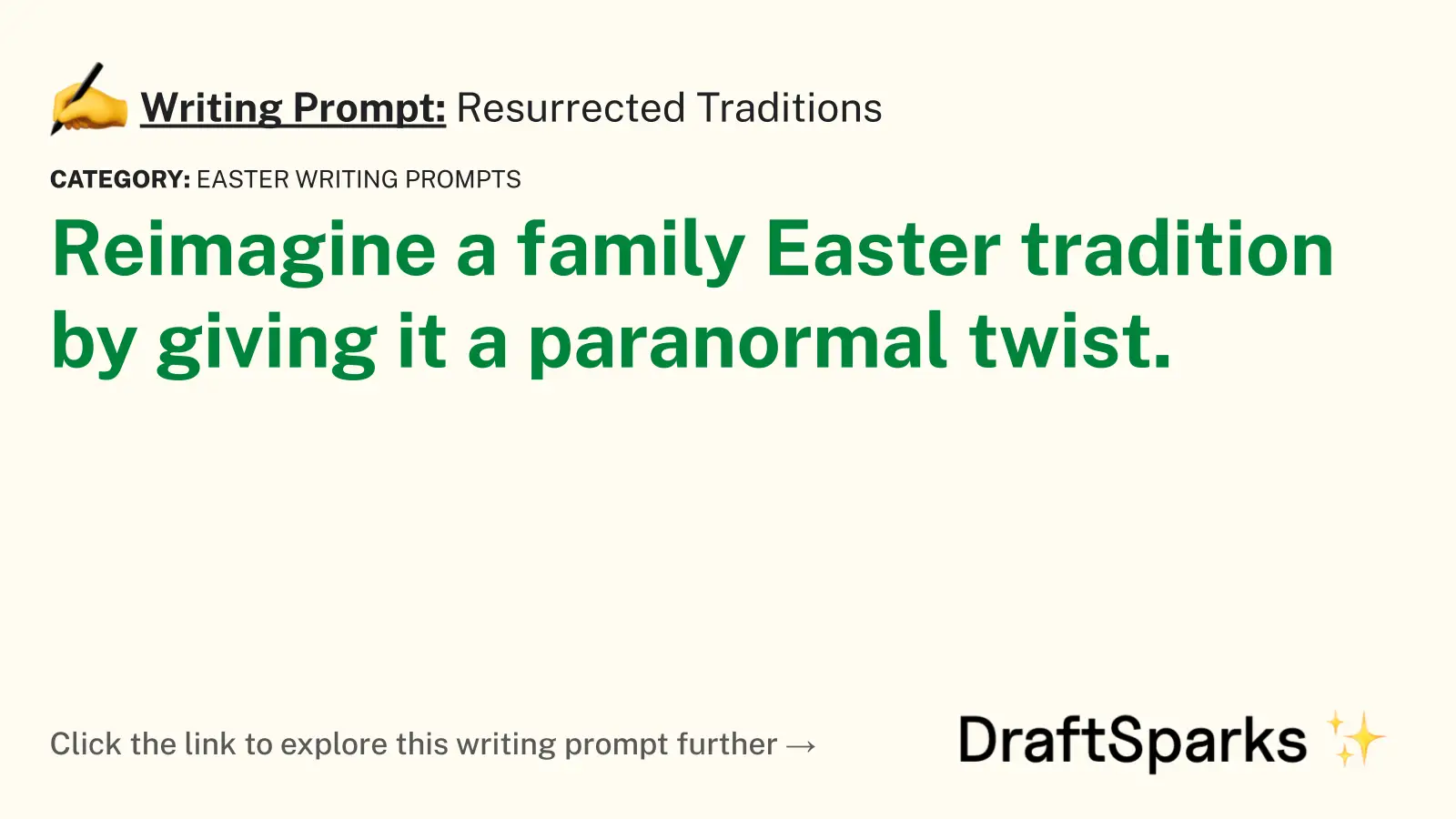 Resurrected Traditions
