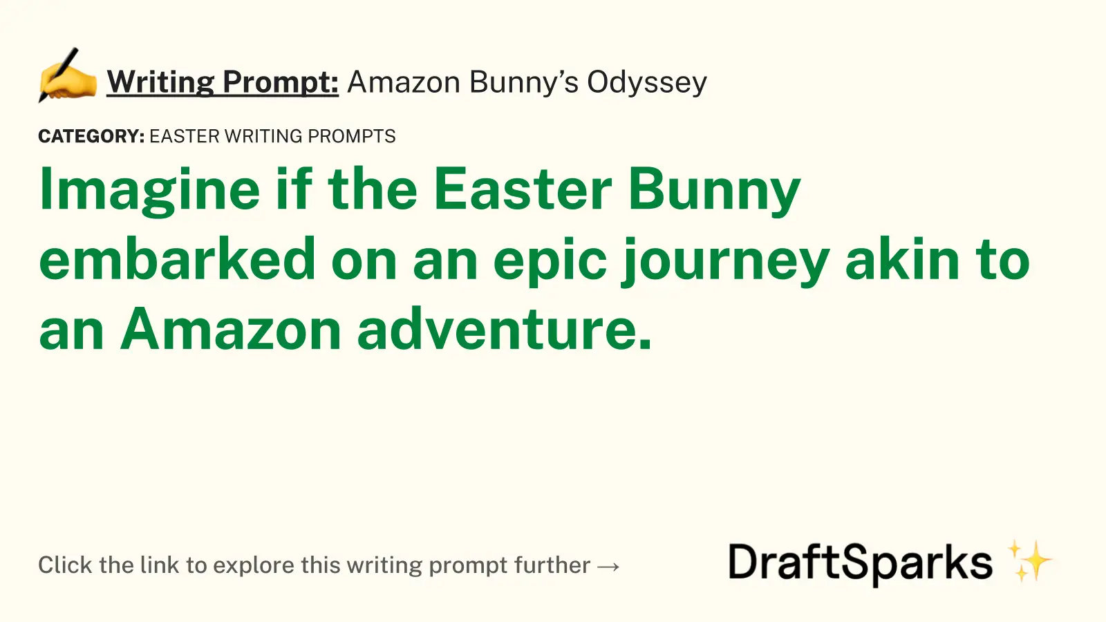 Amazon Bunny’s Odyssey