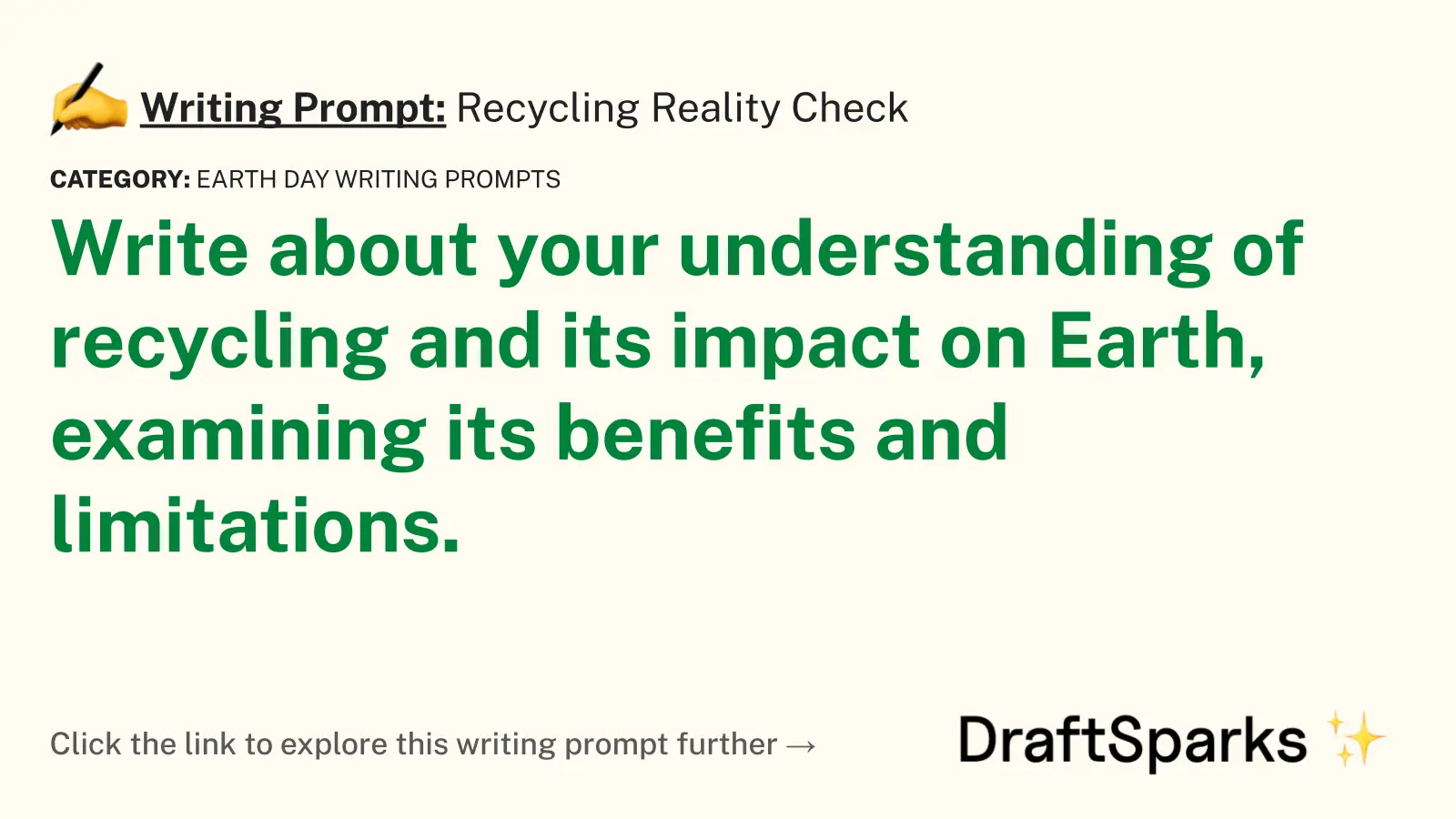 Recycling Reality Check