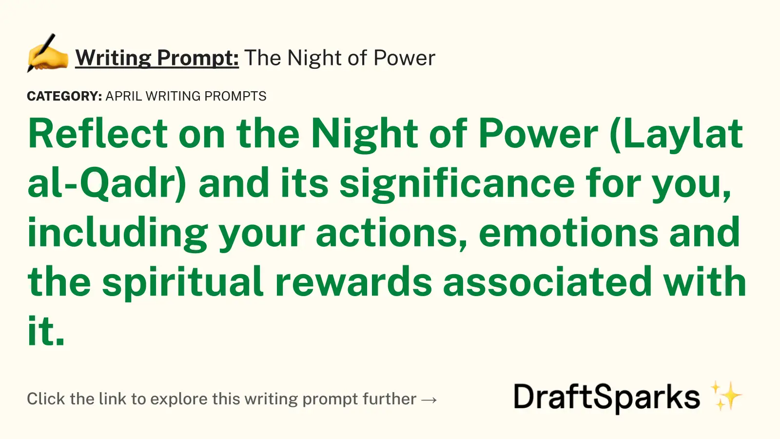 The Night of Power