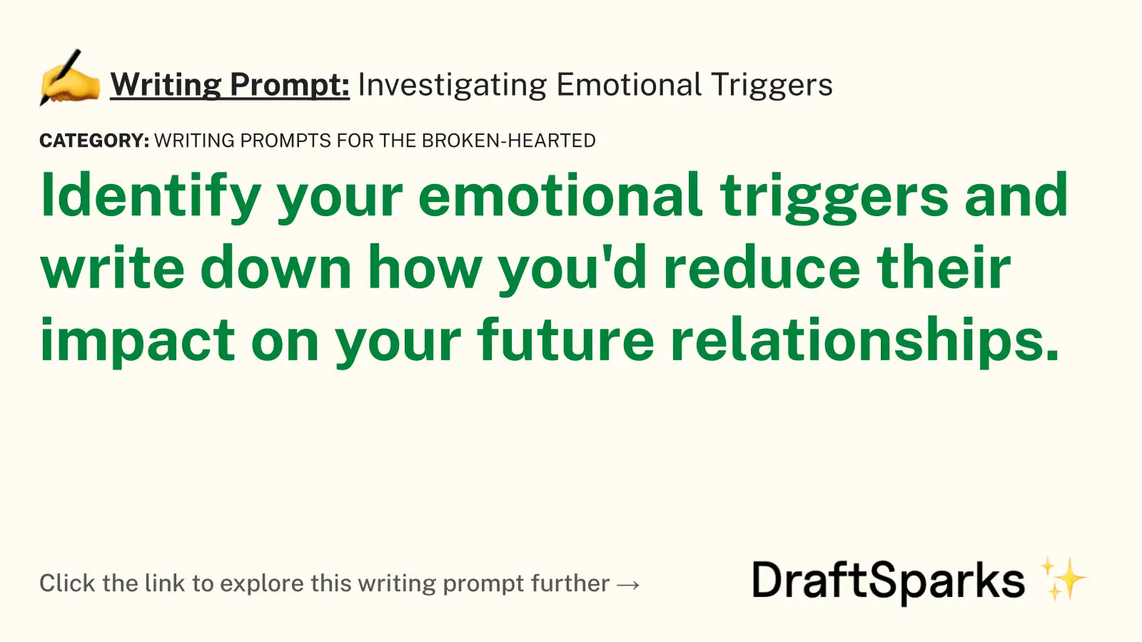 Investigating Emotional Triggers