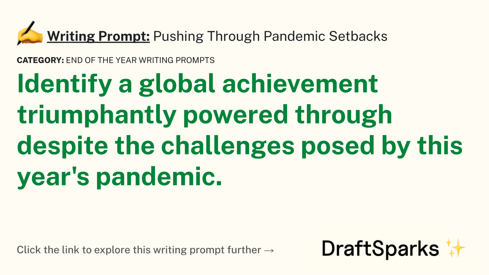 Pushing Through Pandemic Setbacks