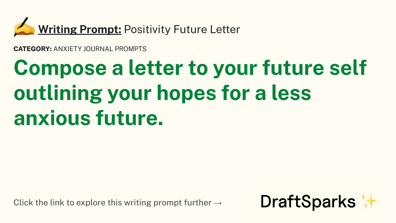Positivity Future Letter