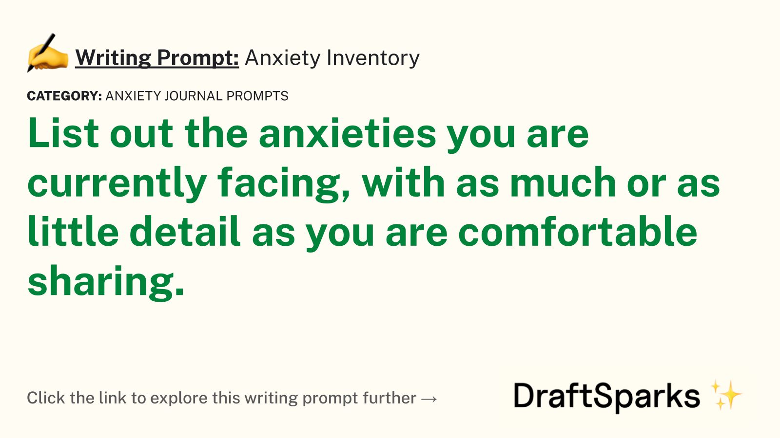Anxiety Inventory