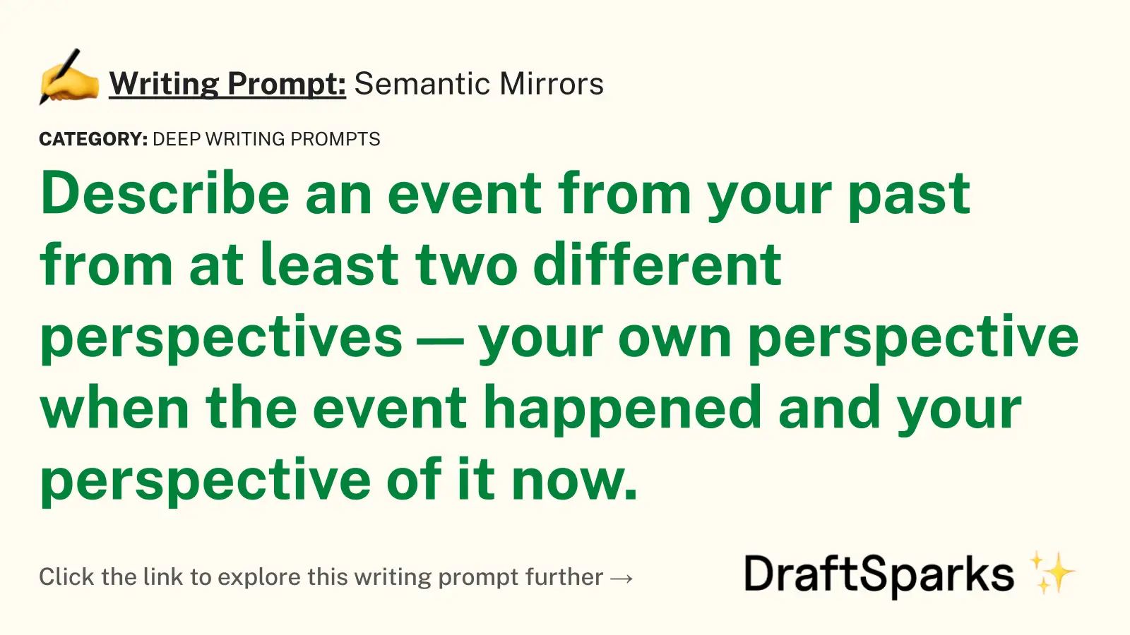 Semantic Mirrors