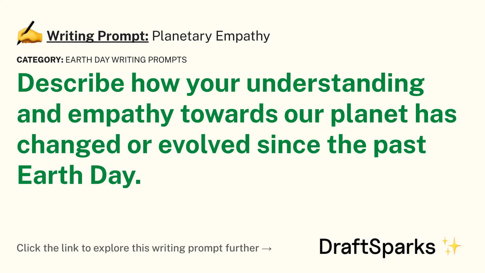 Planetary Empathy