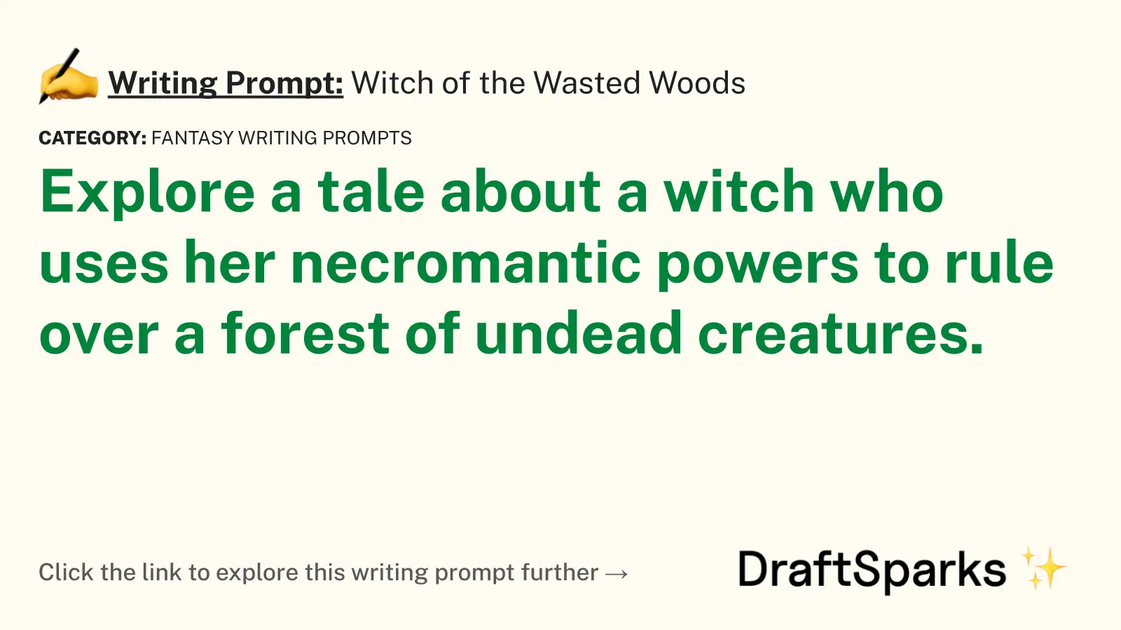 Witch of the Wasted Woods