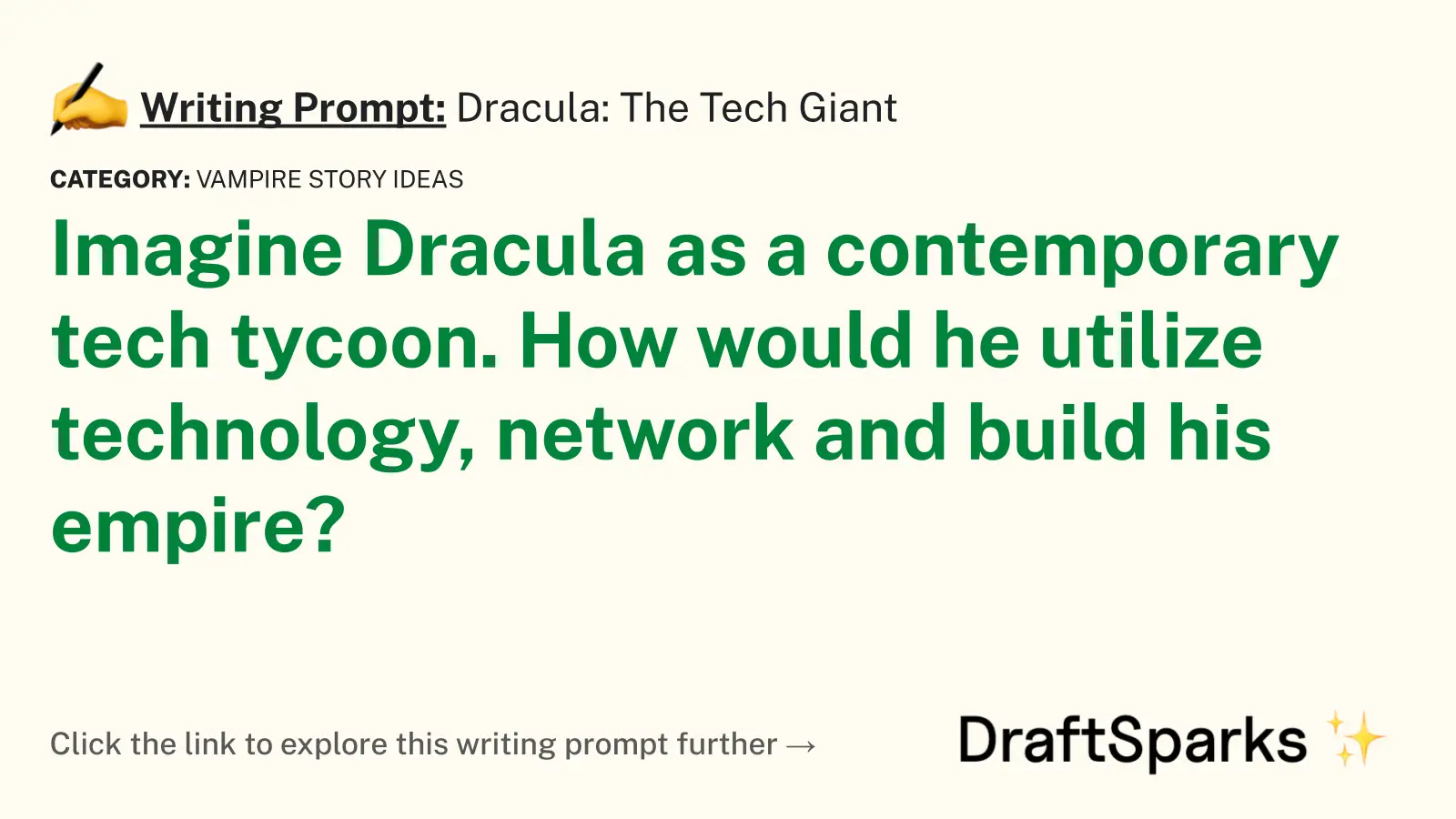 Dracula: The Tech Giant