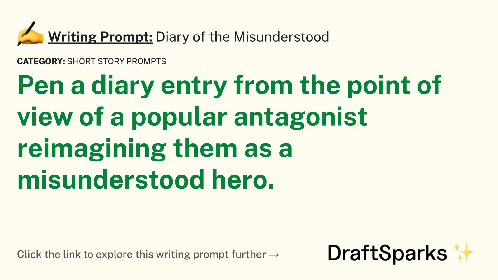Diary of the Misunderstood
