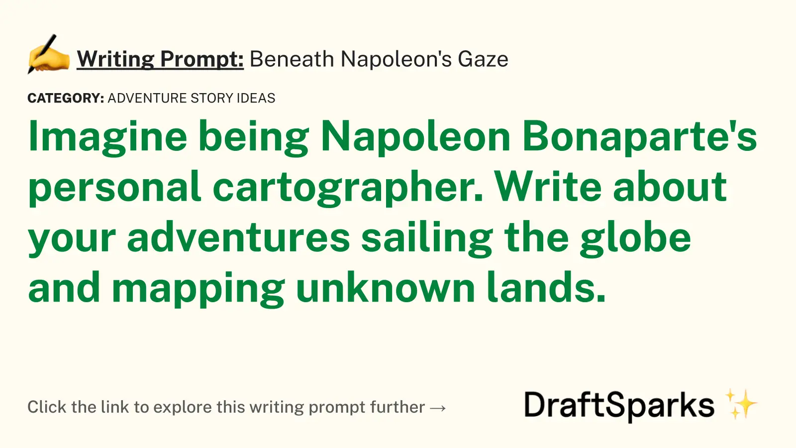 Beneath Napoleon’s Gaze