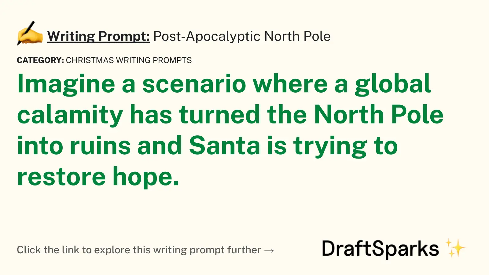 Post-Apocalyptic North Pole