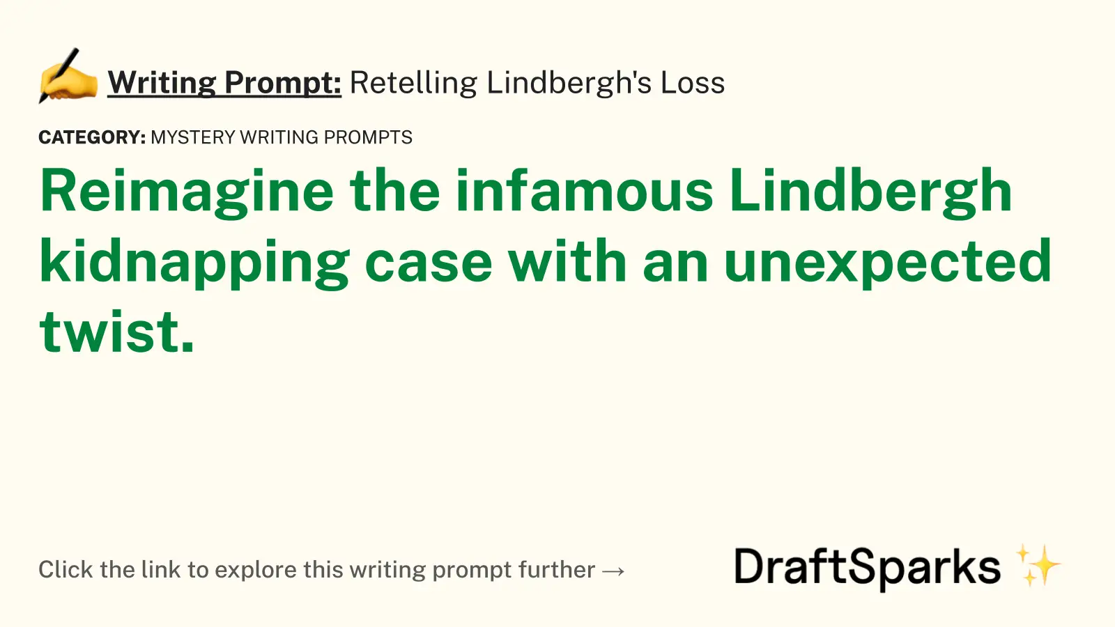 Retelling Lindbergh’s Loss