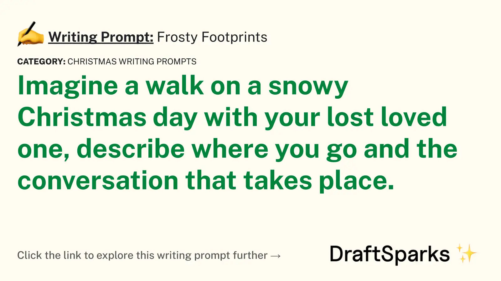 Frosty Footprints