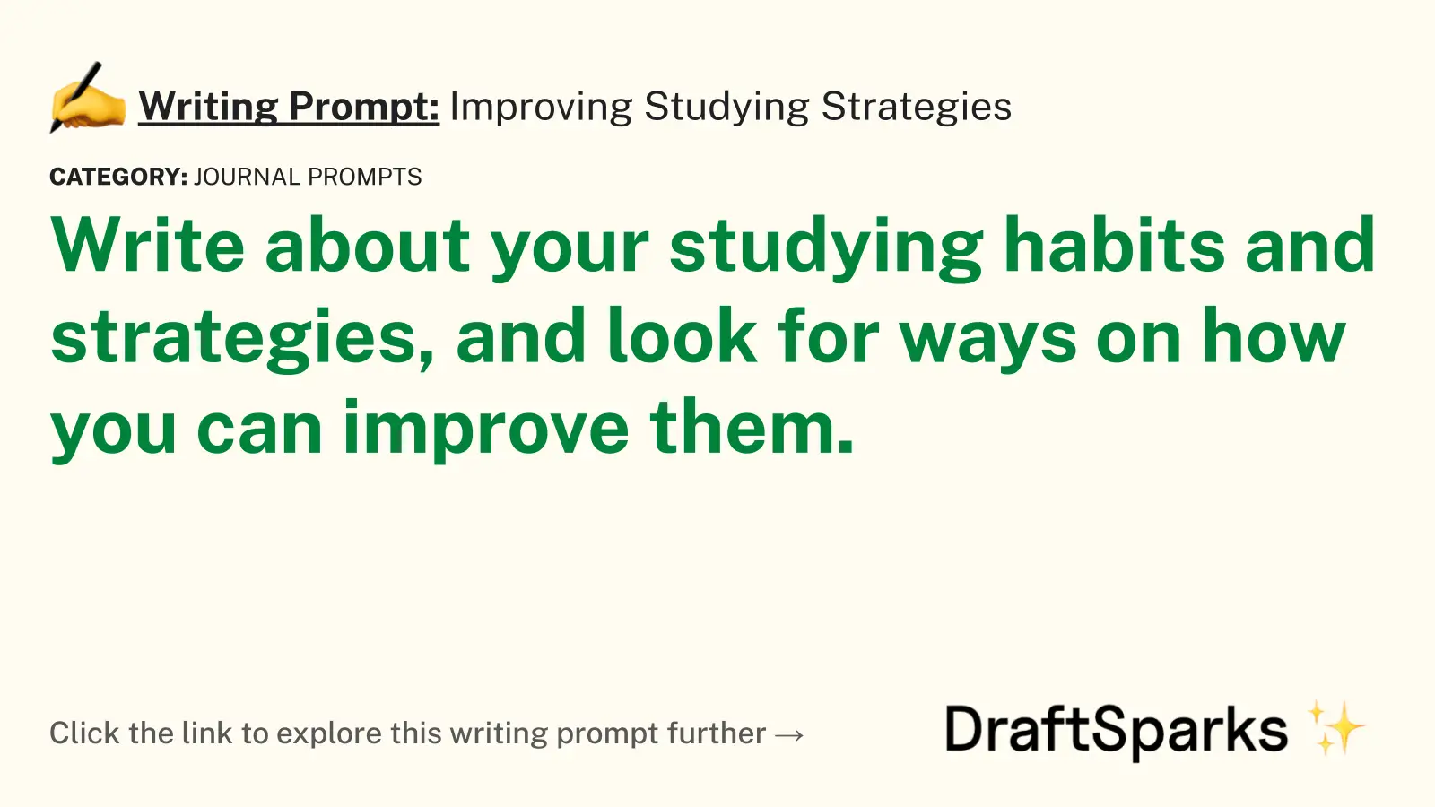 Improving Studying Strategies