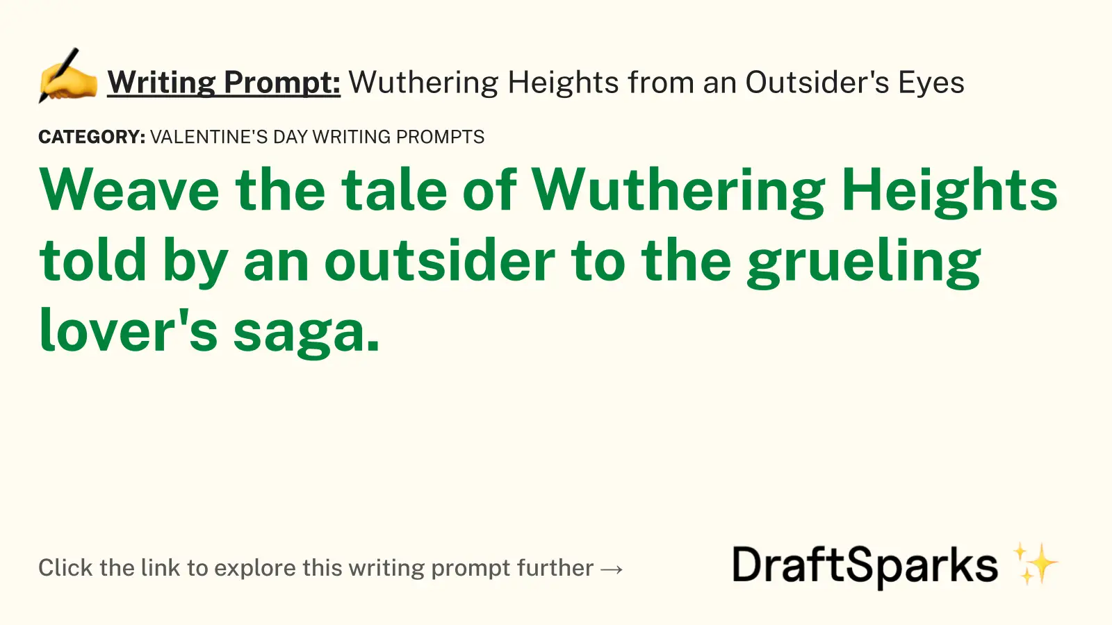 Wuthering Heights from an Outsider’s Eyes