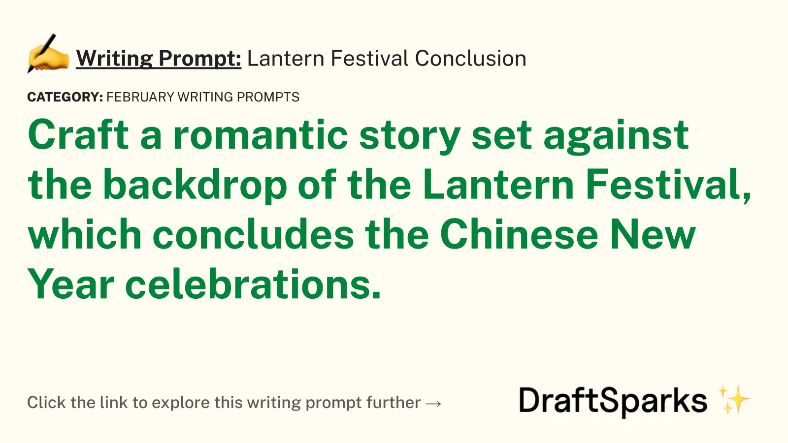 Lantern Festival Conclusion
