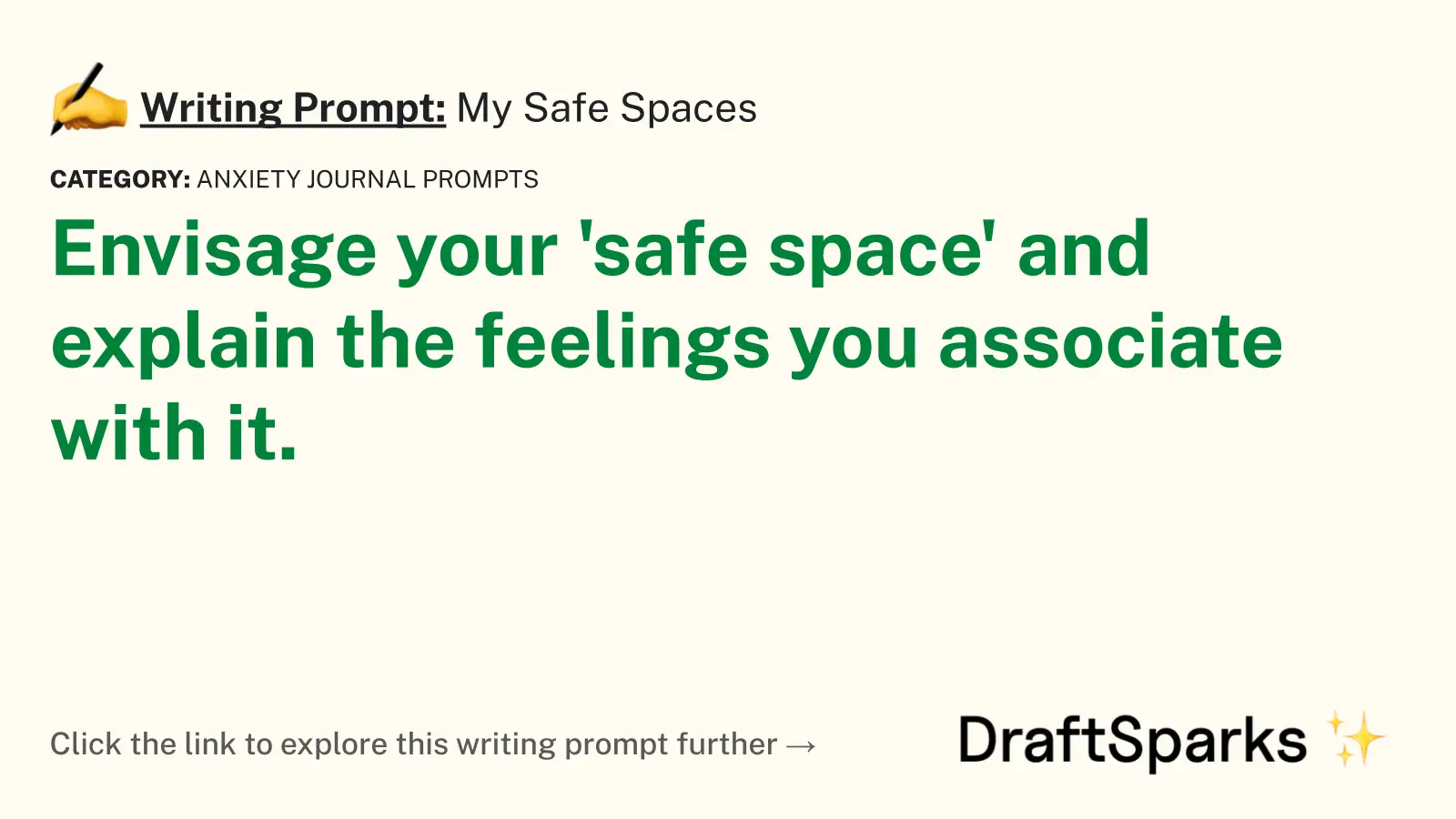 My Safe Spaces