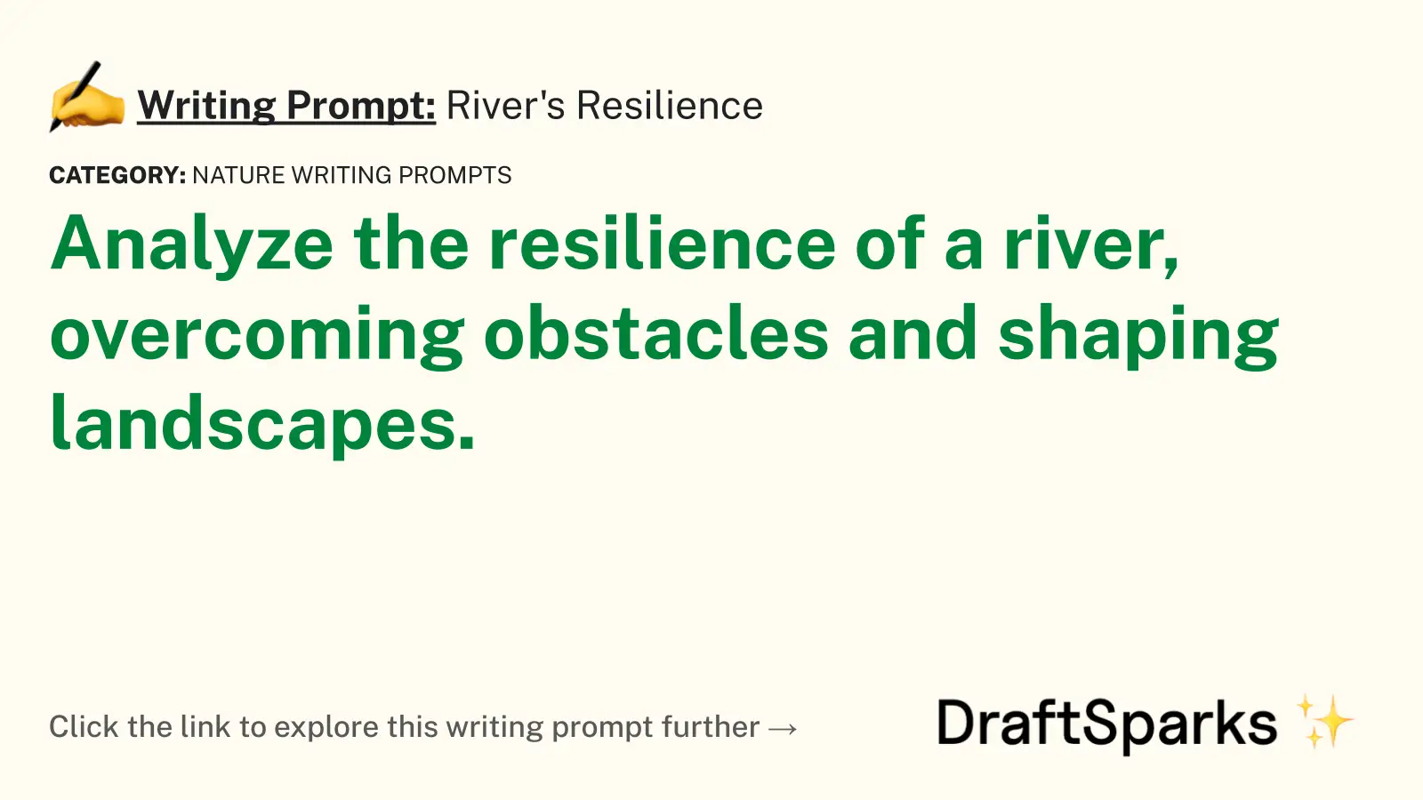 River’s Resilience