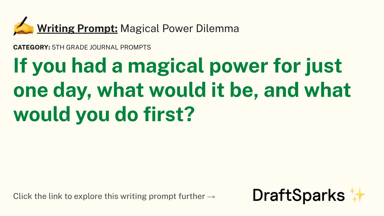 Magical Power Dilemma