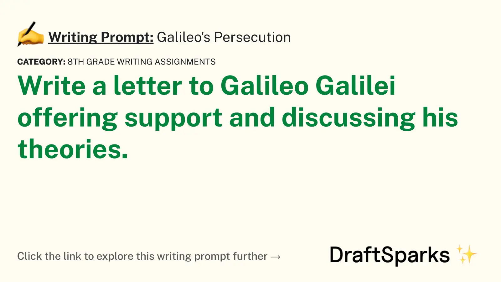 Galileo’s Persecution