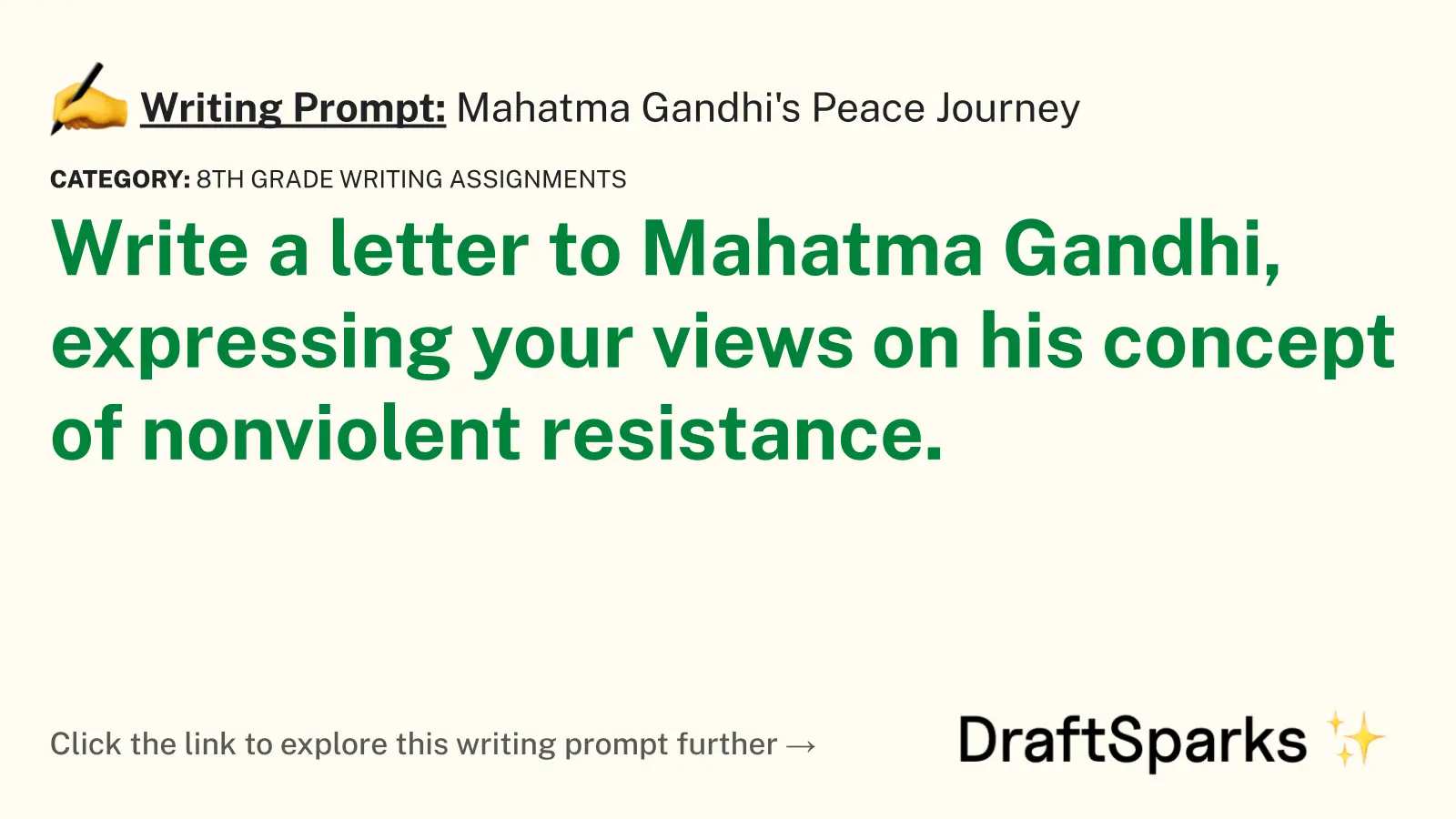 Mahatma Gandhi’s Peace Journey