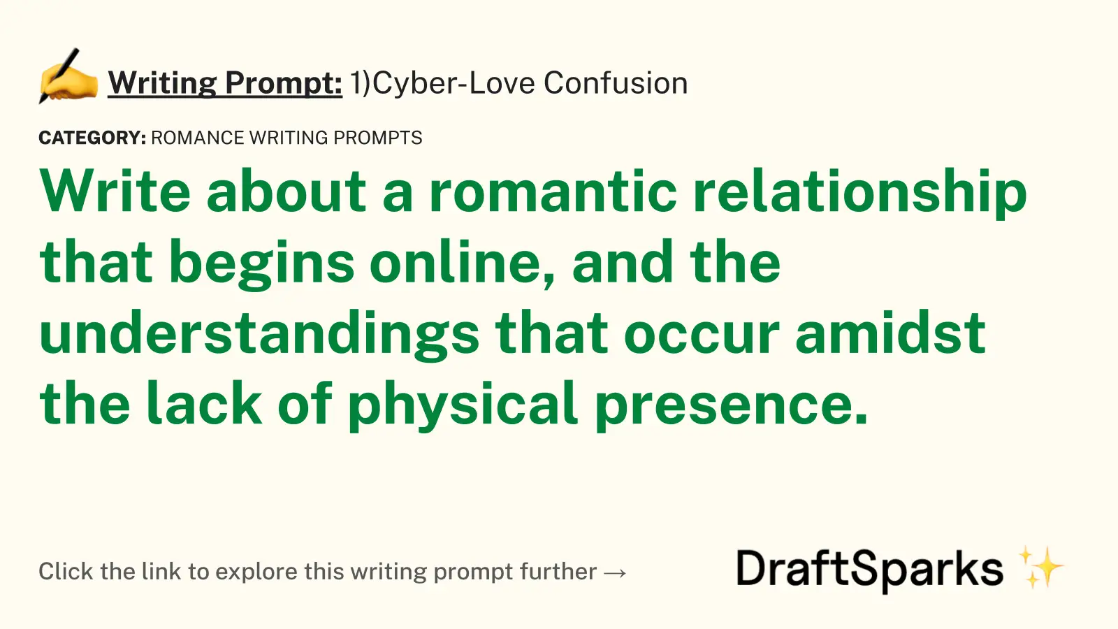 1)Cyber-Love Confusion
