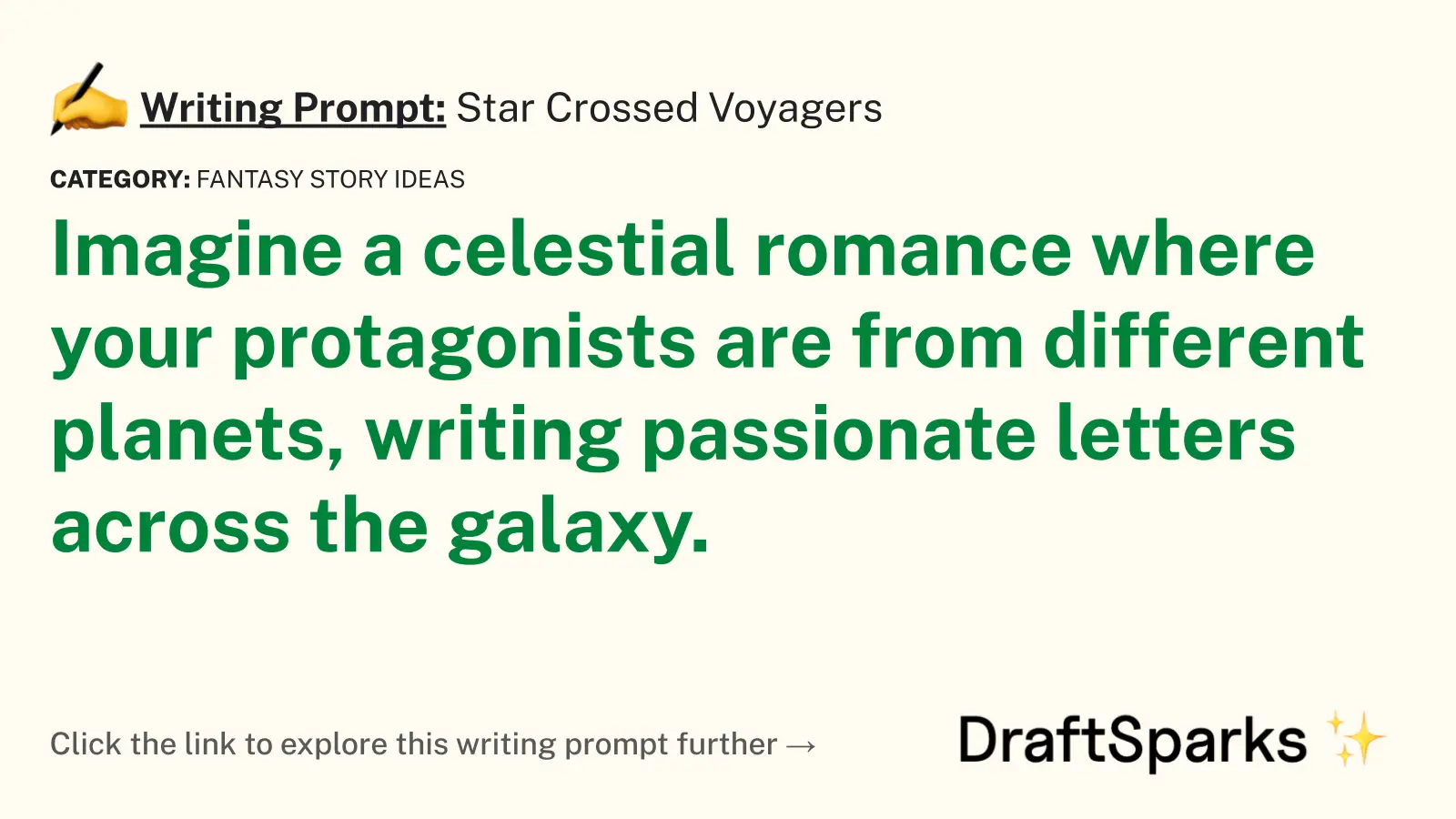 Star Crossed Voyagers