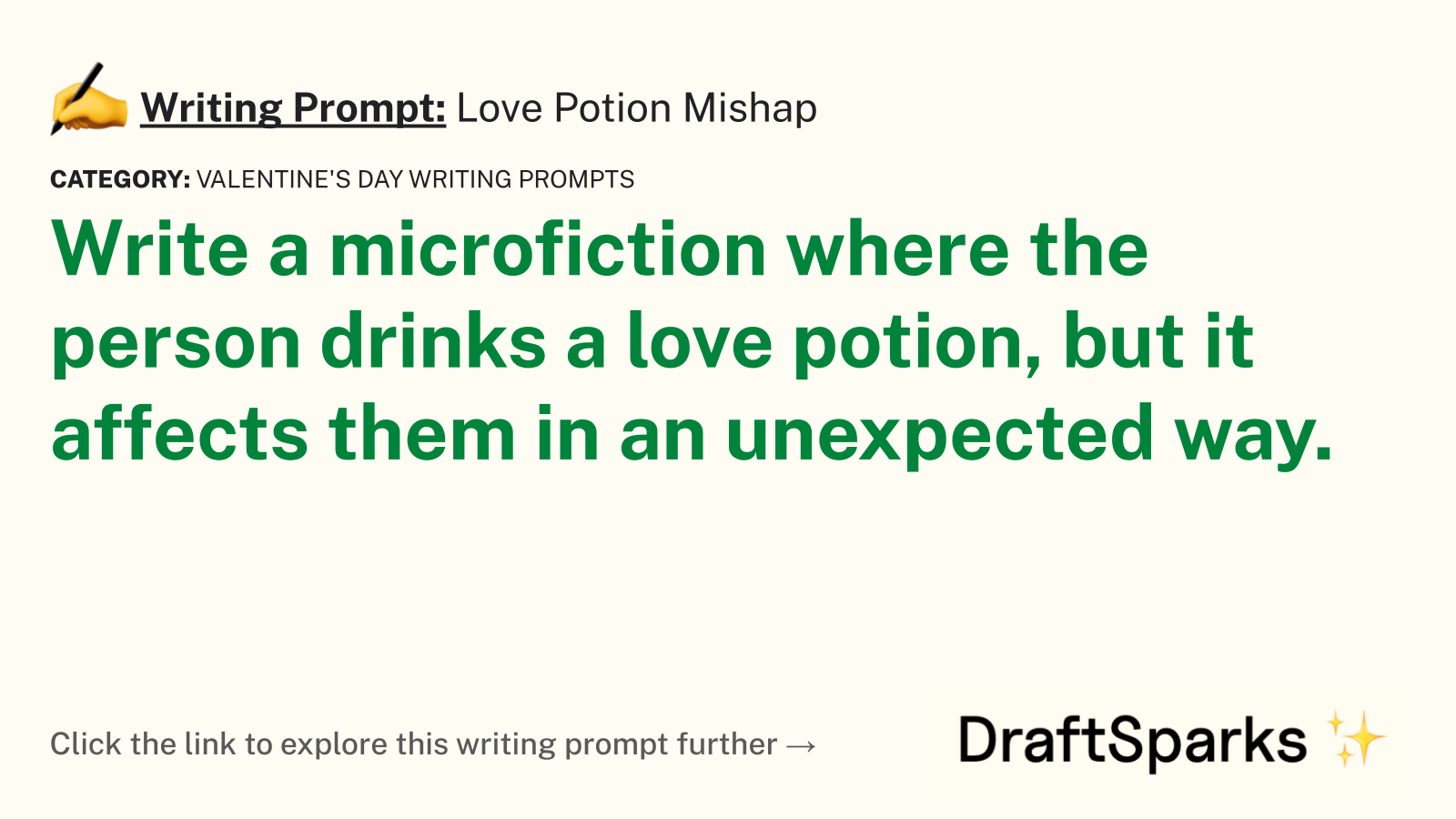 Love Potion Mishap