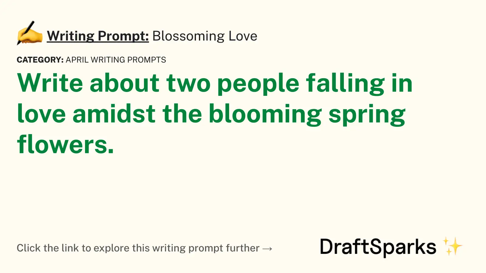 Blossoming Love