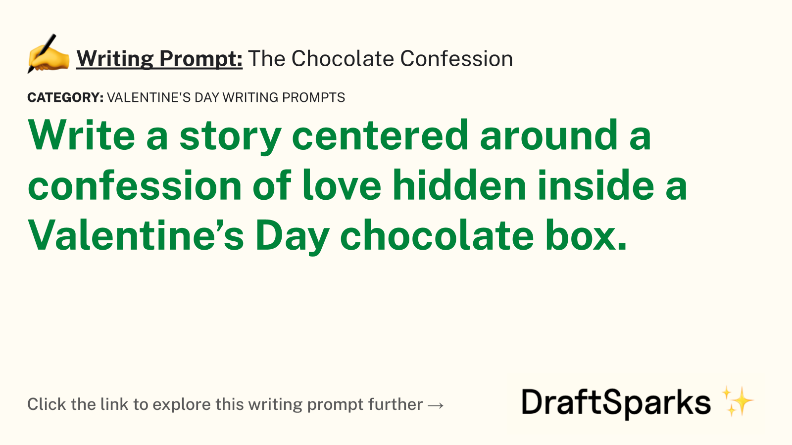 The Chocolate Confession