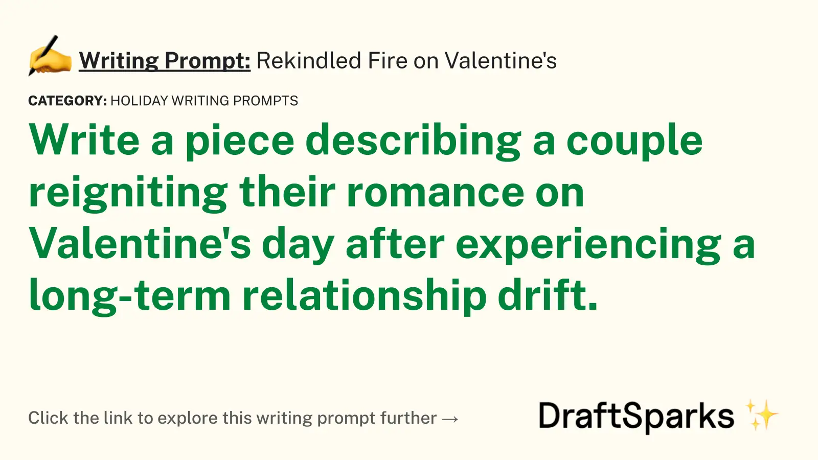 Rekindled Fire on Valentine’s