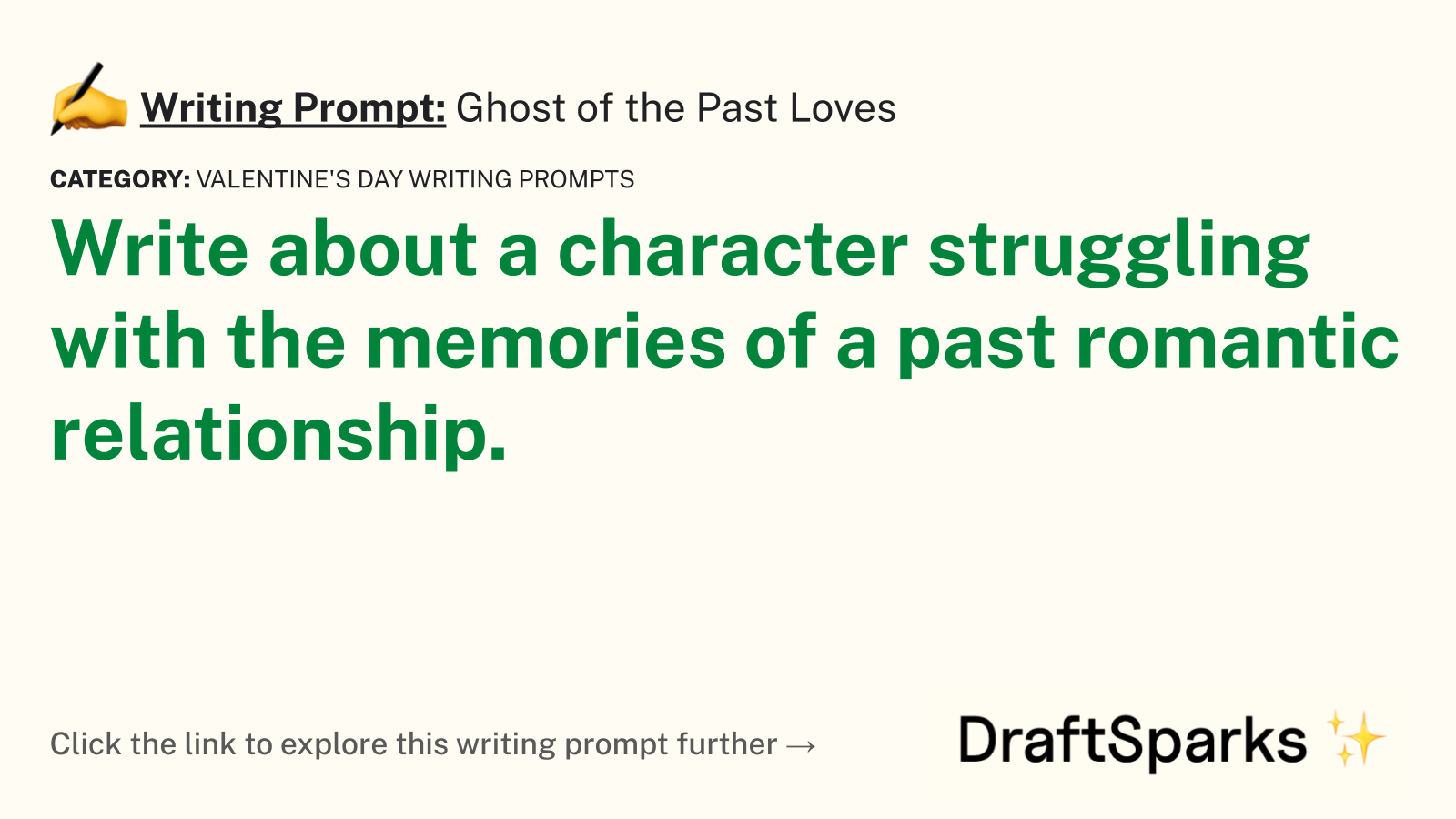 Ghost of the Past Loves